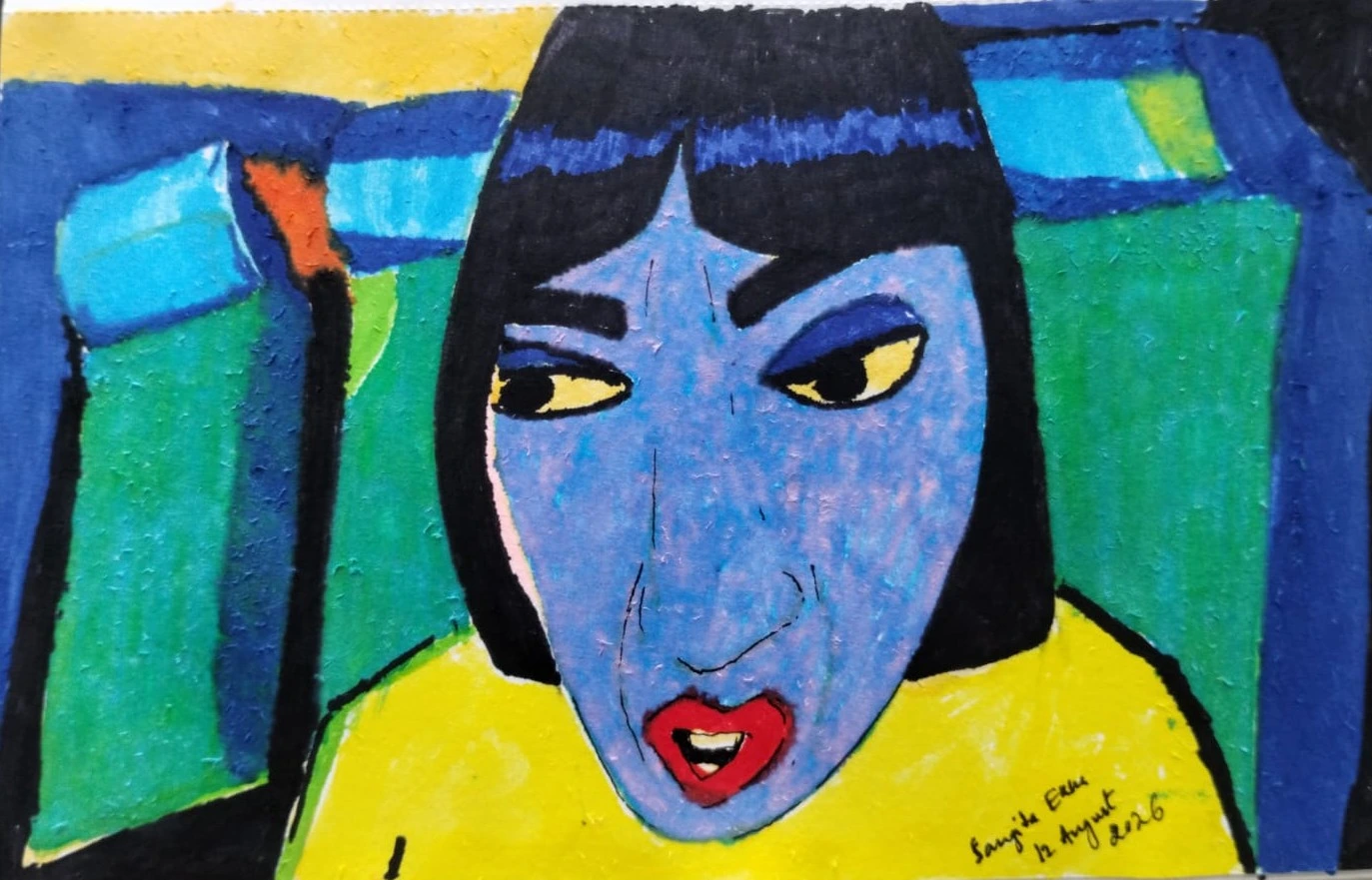 God is Shy fan art. Jocelyn Charles